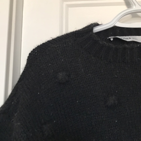 Zara oversized polka dot knit sweater - Picture 3 of 4